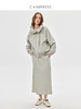 C+IMPRESS西嘉|精梳棉混纺休闲两件套女花苞领外套系带半裙套装春WT2501013 商品缩略图3