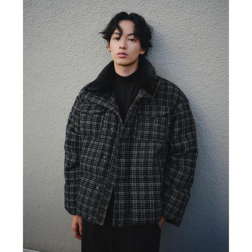 GXG男装 小香风羽绒服男时尚立领面包服保暖羽绒服外套冬热卖 商品图2