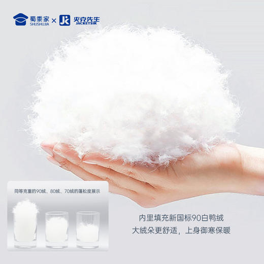 【实付满399送保温杯】【中长款翻领羽绒服】 防风保暖羽绒外套 中长款白鸭绒通勤棉服 商品图1