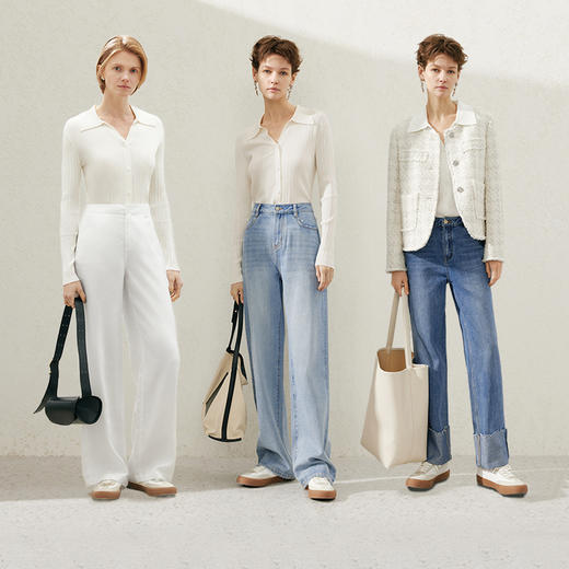 【商场同款】麦檬春秋莱赛尔桑蚕丝基础打底套头毛衫5F1230641 商品图2