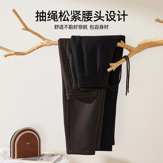 【奥粒绒-糯米裤】逸阳冬季加绒加厚保暖显瘦时尚百搭休闲小个子裤子1839 商品图5