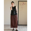 牧衣游原创 25姆米香云纱净色半裙女新款宽松显瘦休闲半身裙 若欢 商品缩略图1