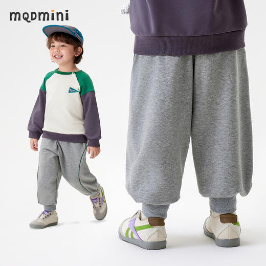 【5A抑菌】【90-140】【MQDmini】男童春秋卫裤休闲运动裤子 商品图3