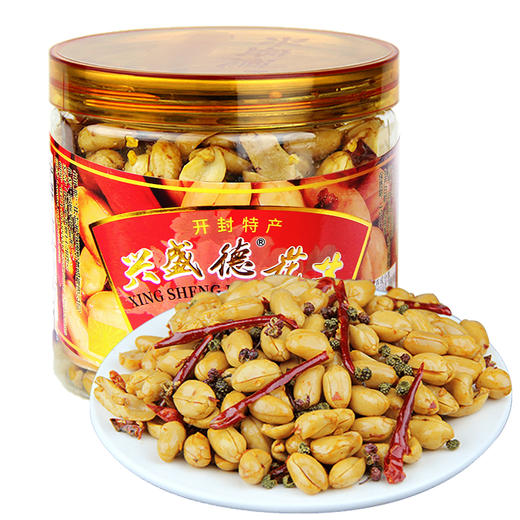 兴盛德麻辣花生罐装325g 商品图1