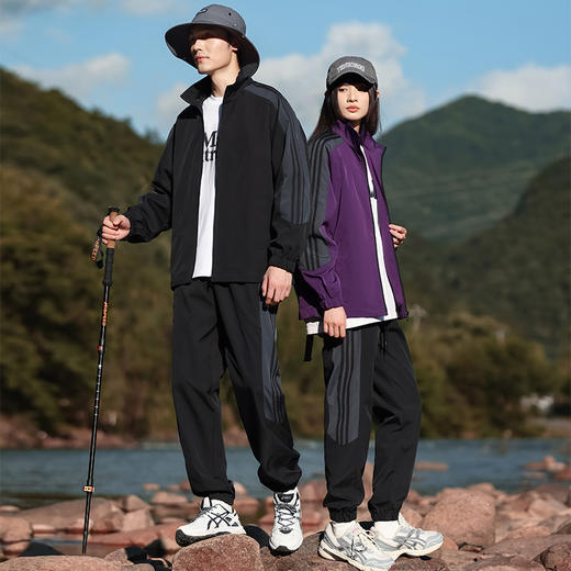 斯辰唯佳 山系户外情侣套装 春季潮流休闲户外三防套装  防水防风防污轻盈透气 商品图4