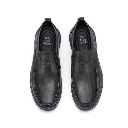 西村名物2024春季新品英伦风伴郎新郎休闲日常男士皮鞋真皮高档X14AW10791 商品图3