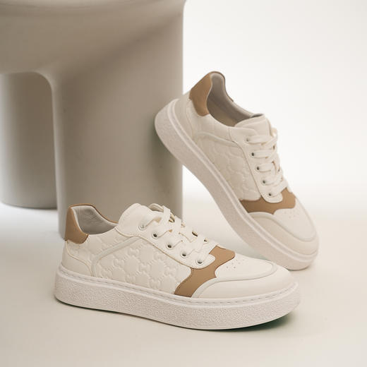 豪麟名鞋奥莱迪嘉男鞋休闲鞋牛皮革DJMMO51MX209咖啡色  原价1960元 商品图2