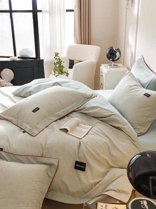 春夏色织全棉水洗棉大提花四件套  超柔软糯透气全棉套件 商品图12