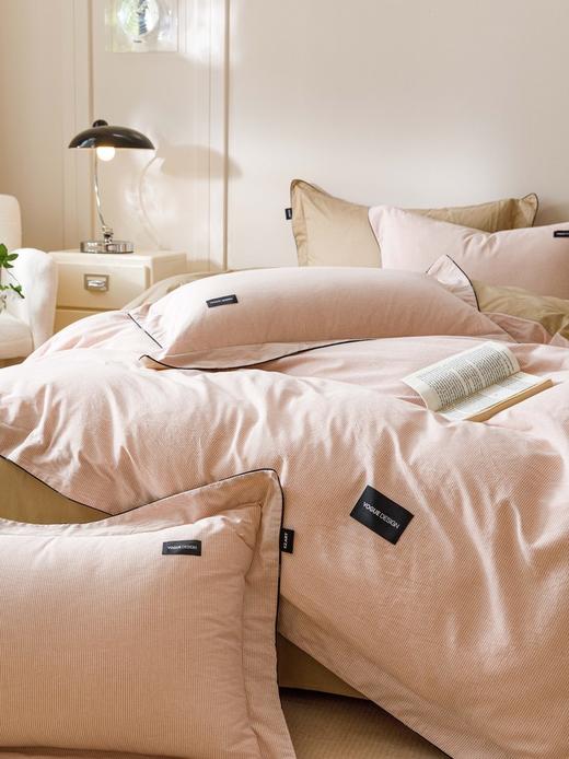 春夏色织全棉水洗棉大提花四件套  超柔软糯透气全棉套件 商品图4