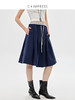 C+IMPRESS西嘉|精梳棉MIU系假两件花苞裙女2025春季新款a字半身裙 商品缩略图0