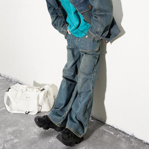 【商场同款】麦檬春秋牛仔长裤4F1150261X 商品图2