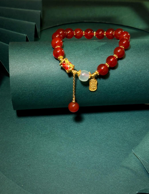 【214情人节专享】天兴珠宝平安喜乐国风手串一件（预售2月13日发货！！） 商品图2
