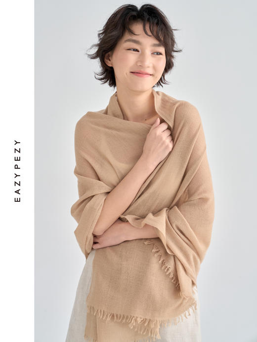 60支精纺羊绒披肩 商品图0