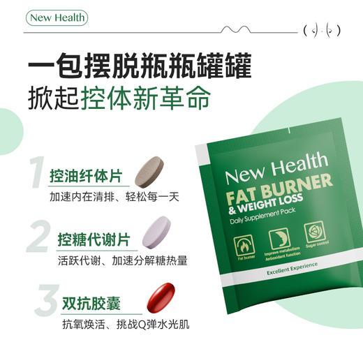 提亮皮肤丨NewHealth新海思多维代谢每日补充包藤深层提升代谢 商品图2