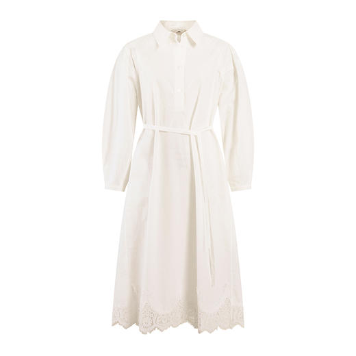 HeyDress衬衫领拼蕾丝连衣裙 商品图4