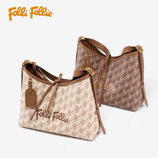 （任选2款-20元）FolliFollie 老花系列包包多款可选 托特/腋下/手提/枕头/琴谱/马鞍/法棍/月牙/牛角/购物袋【精美礼盒包装】 商品图14