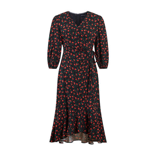 （合作款）HeyDress法式小玫瑰裹身茶歇裙 商品图4