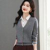 CC-5-6329设计感小众百搭假两件短款针织衫港味优雅时髦气质年轻上衣 商品缩略图3