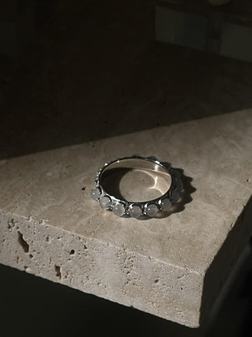 HANYING｜白玛瑙露珠戒指 HY-PR II-18 商品图1