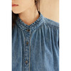 HeyDress花边领百搭牛仔衬衫 商品缩略图1