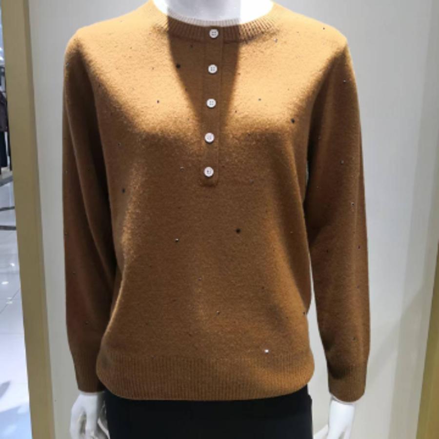 南3徘徊低领毛衫