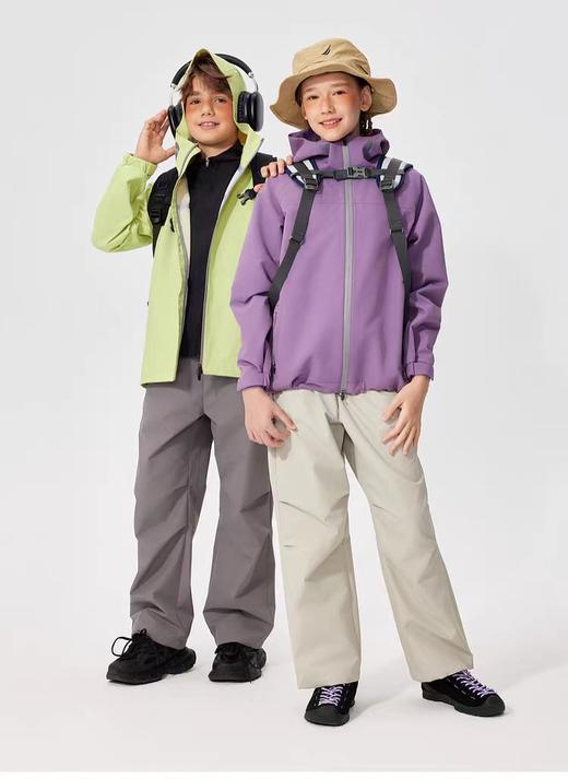 【春上新】8楼「NAUTICA/诺帝卡童装男童女童三防户外冲锋2025早春季儿童防水长裤」  吊牌价 409元   活动价245元 商品图1