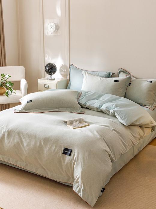 春夏色织全棉水洗棉大提花四件套  超柔软糯透气全棉套件 商品图10