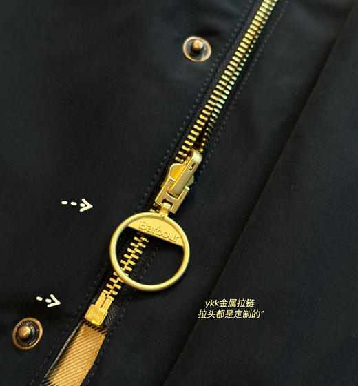 Barbour 原单男女两面穿无蜡夹克外套020601 商品图12