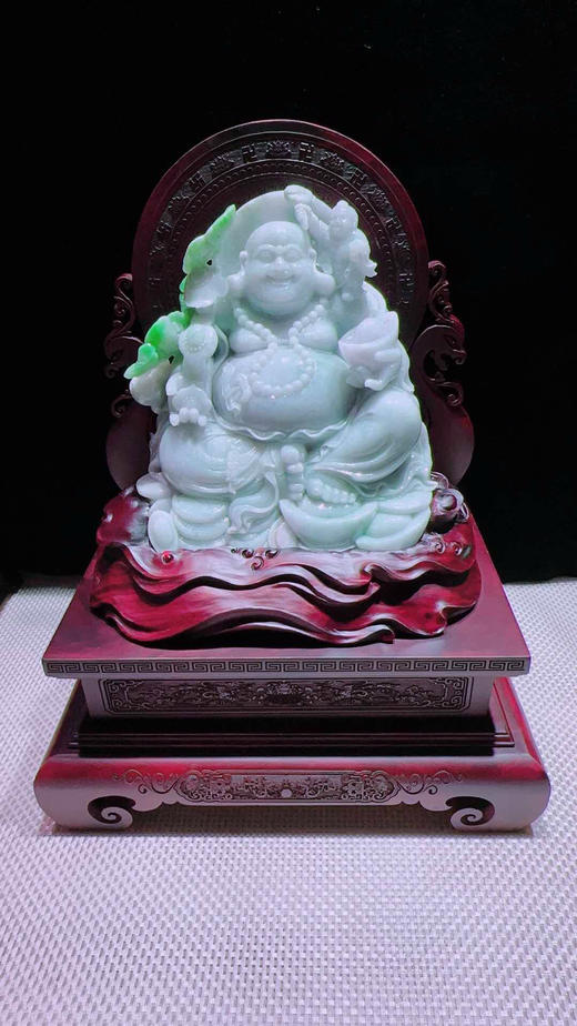 620828翡翠摆件【佛祖 大日如来】 商品图5