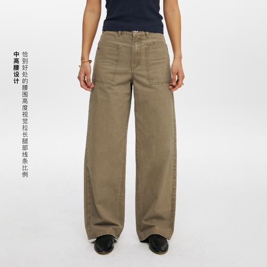 oneup洗褪工装休闲裤 商品图1