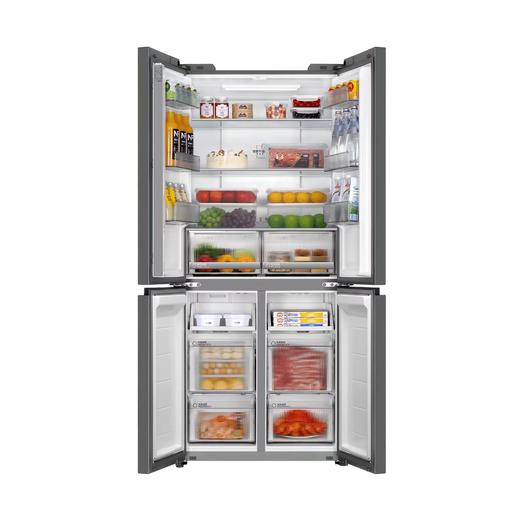 海尔冰箱501升超薄零嵌入式60cm内四开门双开门十字门一级能效双变频BCD-501WGHTDB5XAU1 商品图3