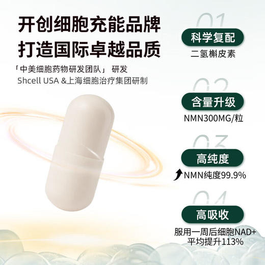 乘黄胶囊NMN18000nadPQQ补充剂NPQ通用款乘黄太岁胶囊正品包邮 商品图2