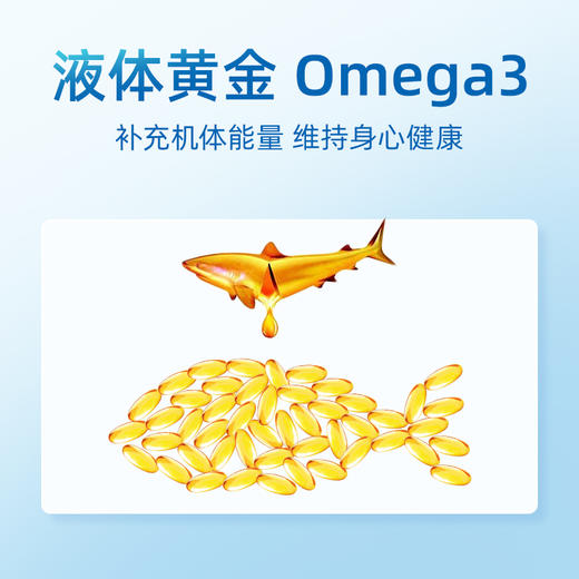 维萃美深海鱼油omega3美国原装进口中老年人欧米茄3鱼油软胶囊DHA 商品图3