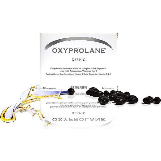 BIO-RECHERCHE水解胶原蛋白肽胶囊Oxyprolane 60粒盒 商品图2