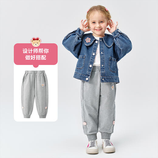 【清仓捡漏】【120-140】【精典泰迪】女童春秋娃娃领牛仔外套 商品图4