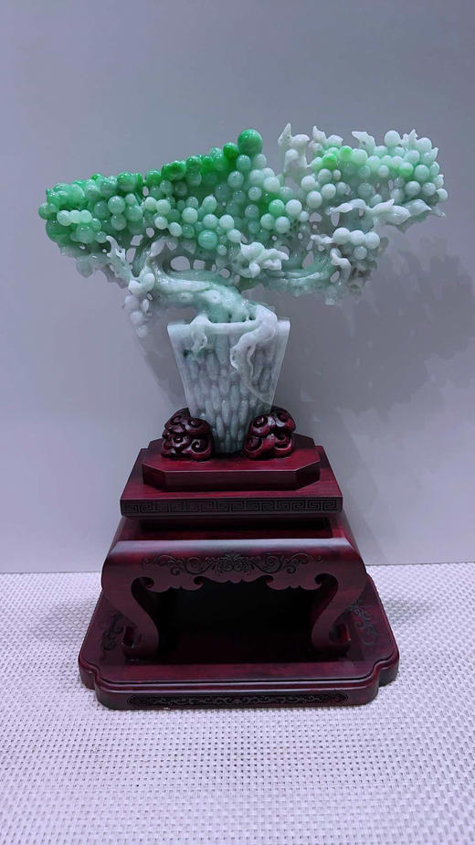 620825翡翠摆件【平安富贵】 商品图5