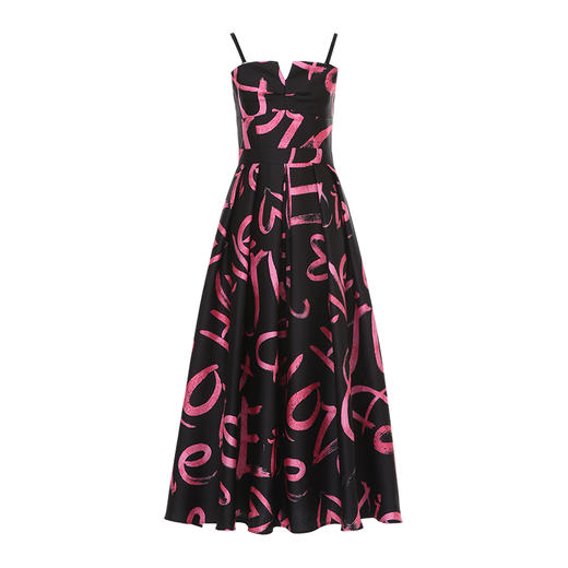 EITIE爱特爱夏季新款洋气气质时尚显白印花吊带连衣裙7777423 商品图6