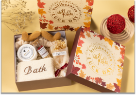 定制枫叶礼盒-洗沐香薰摆件礼盒