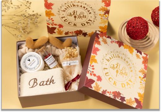 定制枫叶礼盒-洗沐香薰摆件礼盒 商品图0