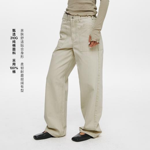 oneup洗褪工装休闲裤 商品图2