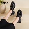 Safiya/索菲娅2025英伦风金属扣百搭轻便增高JK乐福小皮鞋 SFD1112170 商品缩略图5