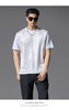PINLI品立2025春夏新款潮牌宽松短袖T恤男士简约百搭拼料休闲上衣B252111003 商品缩略图0