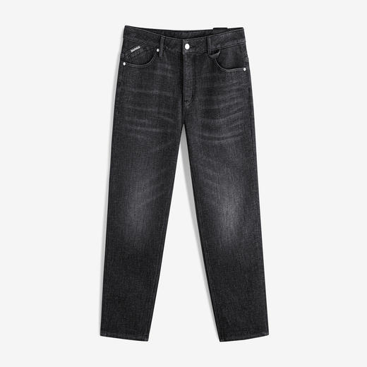 GXG男装 复合羽绒纤维保暖舒适绣花直筒牛仔长裤  冬季热卖牛仔裤 商品图4