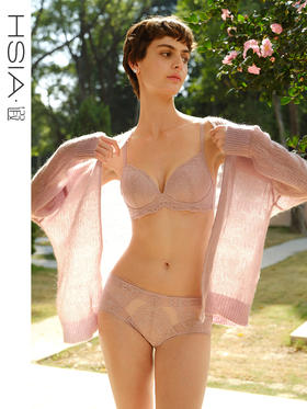 【花非花】遐25春夏新品无钢圈内衣女不空杯上薄下厚小胸聚拢文胸