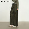 NEELLY纳俪商场同款春季新款宽松直筒阔腿裤女丹宁显瘦长裤N25022H01095 商品缩略图0