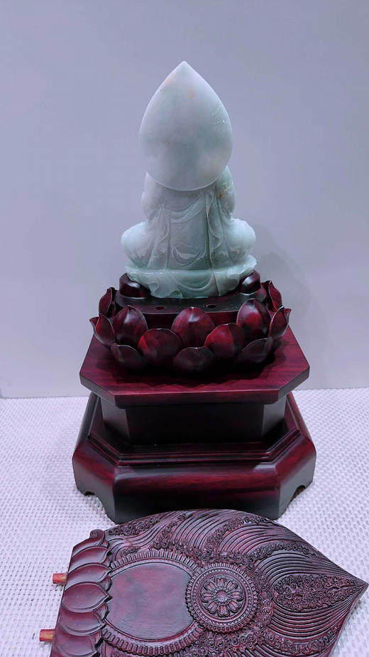 620827翡翠摆件【佛祖 大日如来】 商品图5