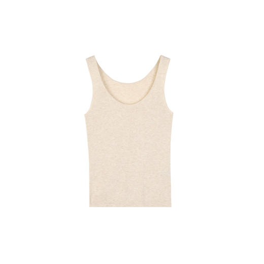 NEELLY纳俪商场同款春季新款无袖修身针织背心女圆领打底内搭上衣N25024A04575 商品图2