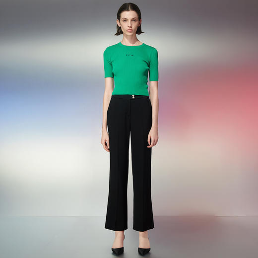 EITIE爱特爱春季新款时尚修身显瘦针织衫7701401 商品图2