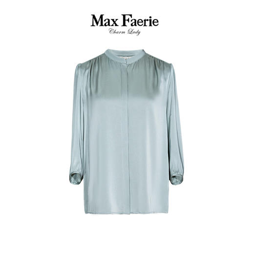 MJ2C032麦克斯菲瑞休闲无领衬衫 商品图0