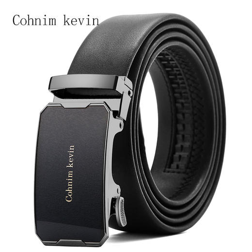 【真皮男士皮带】自动扣牛皮男腰带 商务裤带送男朋友礼品 情人节礼物 商品图4